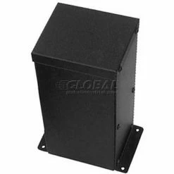 Buyers Products Buyers Blank Console, AC010B, Black Powder Coated Steel, 7" W x 6-1/8" D 14-1/8" H