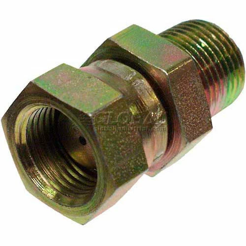 Apache Hose & Belting Apache Hydraulic Adapter 39004276, 3/8" Male Pipe X 3/8" Female Pipe Swivel 1/32 Restricted