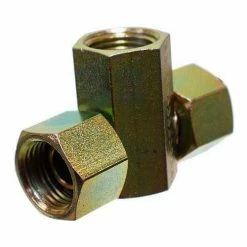 Apache Hose & Belting Apache Hydraulic Adapter 39035915, 1/2" Female Pipe X 1/2" Female Pipe Swivel Tee