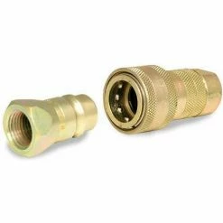 Apache Hose & Belting Apache Hydraulic Quick Coupler 39040915, 3/8" Body Coupler Set (Poppet) 3/8"FNPT