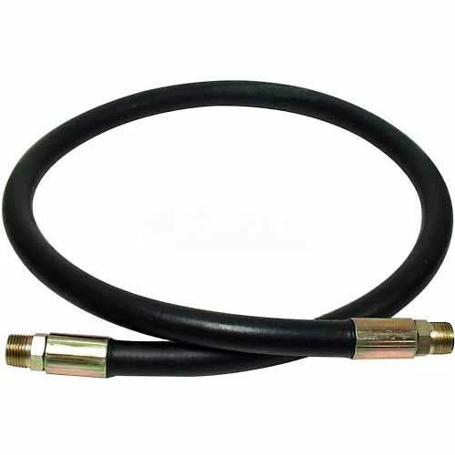 Apache Hose & Belting Apache Hydraulic Hose Assembly 98398300, 100R2AT Cpld., 3500 PSI, 1/2" MNPT, 1/2" Hose ID X 12"L