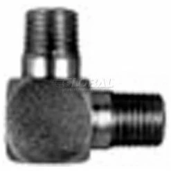 Buyers Products Buyers 90° Male Pipe Elbow, H3529x16, 1" X 1" Npt Male To Male - Min Qty 6