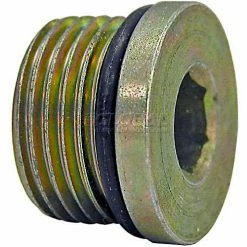 Buyers Products Buyers Straight Thread O-Ring Hex Socket Plug, H7238x8, 1/2" Port Size - Min Qty 45