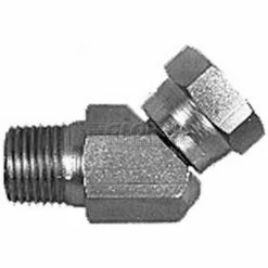 Buyers Products Fml Pipe Swivel To Male Pipe 45° Elbow, H9355x16x16, 1-11 1/2 Nut, 1-11 1/2 Male Npt-Min Qty 4