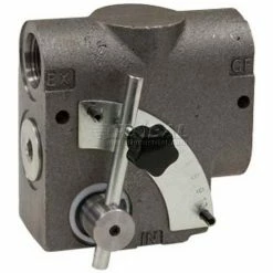 Buyers Products Buyers Side Ported Adjustable Flow Control Valve, HFDL075, 3/4" NPT Ports, 0-30 GPM