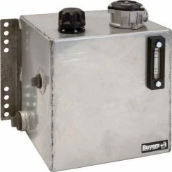 Buyers Products Buyers 15 Gallon Side Mount Steel Hydraulic Reservoir with 25 Micron Filter