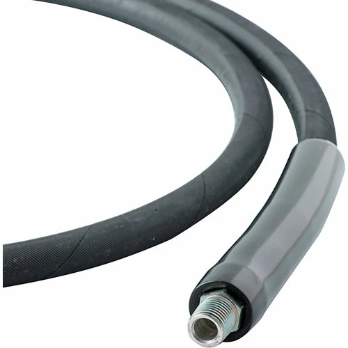 BVA Hydraulics BVA Hydraulic Rubber Hydraulic Hose, 1/4"ID 10'L, 3/8"-18 NPTF
