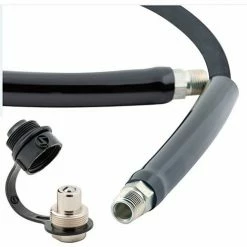 BVA Hydraulics BVA Hydraulic Rubber Hydraulic Hose, 1/4"ID 6'L, 3/8"-18 NPTF, CH38M