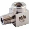 BVA Hydraulics BVA Hydraulic Fitting Street Elbow, 90° Connector, Female 3/8"-18 NPTF to Male 3/8"-18 NPTF