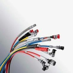 Cejn&#174, 10,000 Working PSI Hydraulic Hose Assembly, Thermoplastic, 25' OAL, 1/4" Male NPT