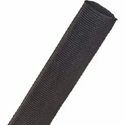 Techflex Duraflex Woven High Abrasion Sleeve 1" Dia., 100', Black