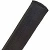 Techflex Duraflex Woven High Abrasion Sleeve 1.34" Dia., 50', Black
