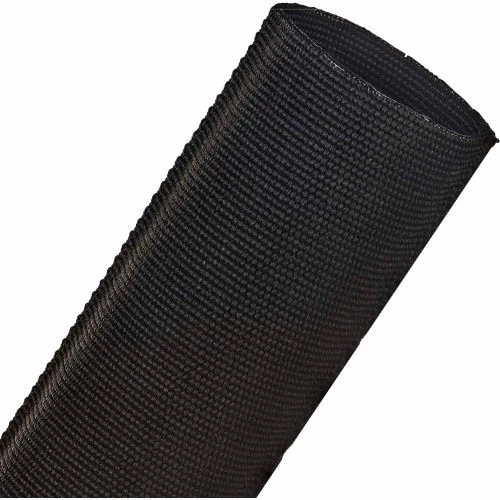 Techflex Duraflex Woven High Abrasion Sleeve 2.07" Dia., 50', Black