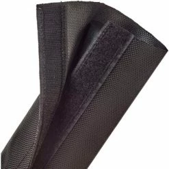 Techflex Durawrap 1050 Ballistic Nylon Wrap w/ Velcro Closure 2.50" Dia., 25', Black