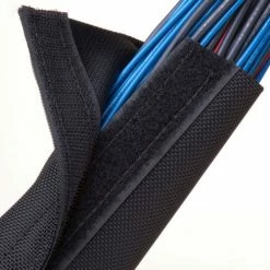 Techflex Durawrap 1050 Ballistic Nylon Wrap w/ Velcro Closure 6" Dia., 25', Black
