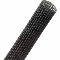 Techflex Insultherm Resin Coated Fiberglass Sleeve 1" Dia., 100', Black