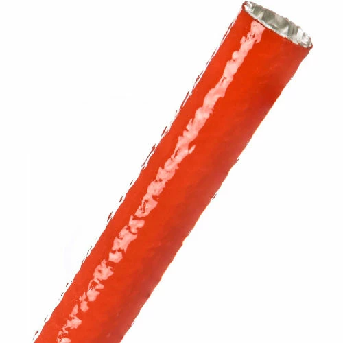Techflex Fireflex Silicone Coated Fiberglass Sleeve .63" Dia., 100', Red