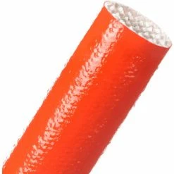 Techflex Fireflex Silicone Coated Fiberglass Sleeve 2" Dia., 50', Red