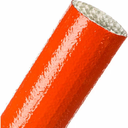 Techflex Fireflex Silicone Coated Fiberglass Sleeve 2.25" Dia., 50', Red