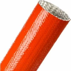 Techflex Fireflex Silicone Coated Fiberglass Sleeve 2.50" Dia., 25', Red