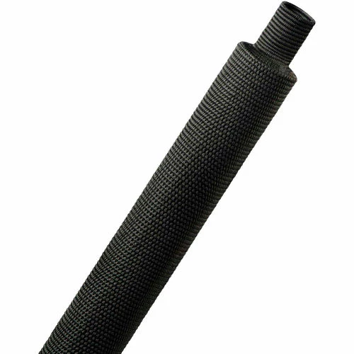 Techflex 2:1 Fabric Heat Shrink .48" Diameter Dia., 100', Black