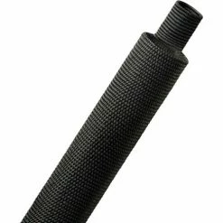 Techflex 2:1 Fabric Heat Shrink .79" Diameter Dia., 100', Black