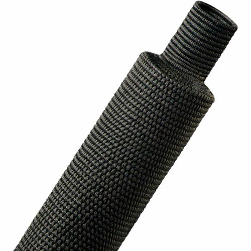 Techflex 2:1 Fabric Heat Shrink 1.18" Diameter Dia., 100', Black
