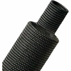 Techflex 2:1 Fabric Heat Shrink 2.36" Diameter Dia., 25', Black