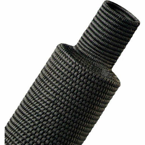 Techflex 2:1 Fabric Heat Shrink 2.75" Diameter Dia., 25', Black