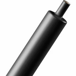 Techflex 3:1 Dual Wall Adhesive Heat Shrink, 4' Sticks 1" Dia. Dia., 4', Black