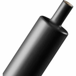 Techflex 3:1 Dual Wall Adhesive Heat Shrink, 4' Sticks 2" Dia. Dia., 4', Black