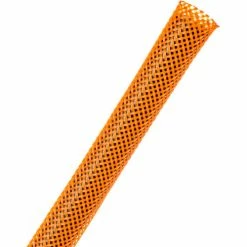 Techflex 1/2" Flexo PET General Purpose Sleeving Dia., 100', Orange