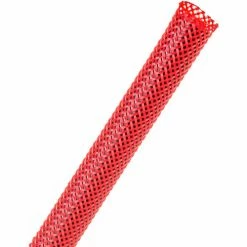 Techflex 3/8" Flexo PET General Purpose Sleeving Dia., 500', Red