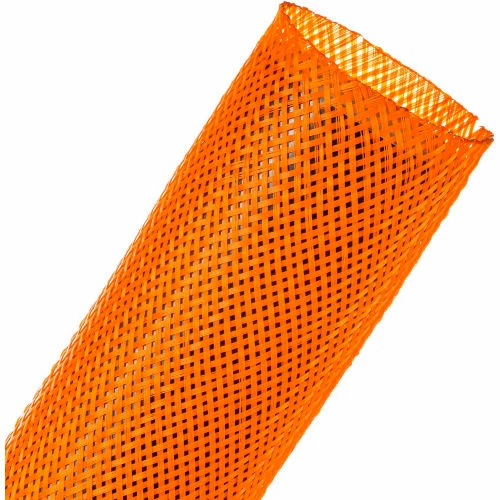 Techflex 2-1/2" Flexo PET General Purpose Sleeving Dia., 50', Orange