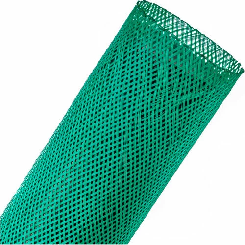 Techflex 3" Flexo PET General Purpose Sleeving Dia., 50', Green