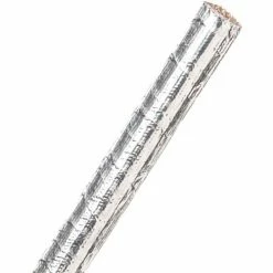 Techflex Thermashield Aluminized Fiberglass Tube .38" Dia., 300', Silver