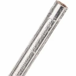 Techflex Thermashield Aluminized Fiberglass Tube .50" Dia., 250', Silver