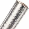 Techflex Thermashield Aluminized Fiberglass Tube 1.75" Dia., 100', Silver