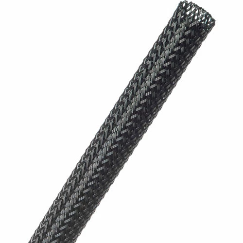 Techflex 7/16" Flexo PET General Purpose Sleeving Dia., 500', Black
