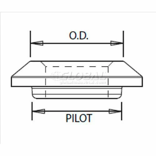 Buyers Products Buyers Forged Welding Flange, Fssw075, 1/4" Stainless Steel, 2.355" Od, 0.134" Thick - Min Qty 5 - Image 2