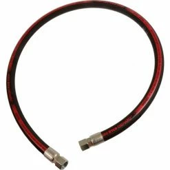 Ryco Hydraulic Hose Assembly, 1 In. x 12 In. 5000 PSI, F+F JIC, Isobaric Braid