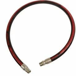 Ryco Hydraulic Hose Assembly, 1 In. x 24 In. 5000 PSI, M+MS NPT, Isobaric Braid
