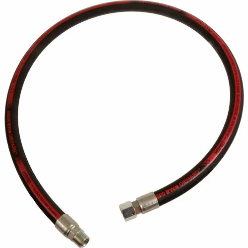 Ryco Hydraulic Hose Assembly, 1 In. x 30 In. 5000PSI MNPT x FJIC, Isobaric Braid