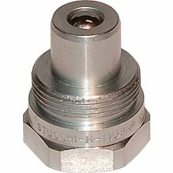 Stucchi 10,000 PSI Hydraulic Jack Quick Coupling, 3/8 Inch Female NPT thread x 3/8 Inch Male Nipple
