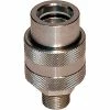 Stucchi 10,000 PSI Hydraulic Jack Quick Coupling, 1/4 Inch Male NPT thread x 1/4 Inch Female Coupler