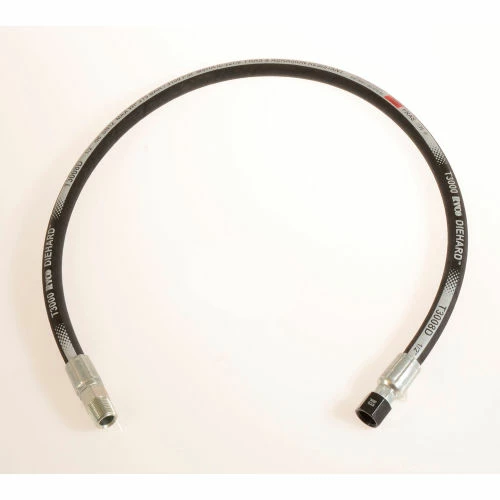 Ryco Hydraulic Hose Assembly, 1/2 In. x 18 In. 3000PSI MNPTxFJIC, Synthetic Rubber