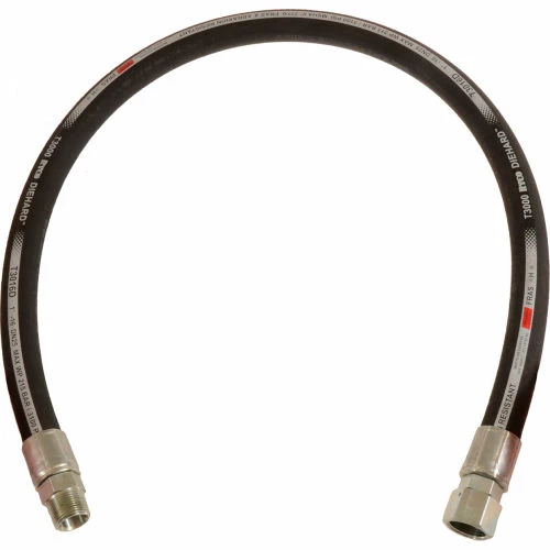 Ryco Hydraulic Hose Assembly, 1 In. x 48 In. 3000PSI MNPTxFJIC, Isobaric Braid
