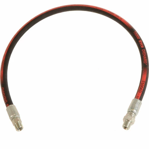 Ryco Hydraulic Hose Assembly, 3/8 In. x 30 In. 5000 PSI M+MS NPT, Isobaric Braid