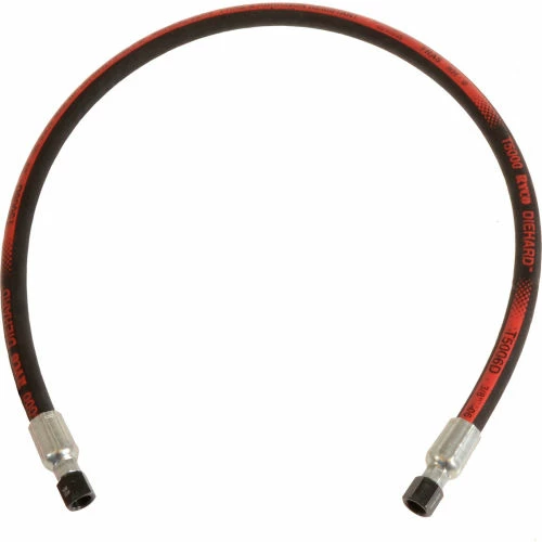 Ryco Hydraulic Hose Assembly, 3/8 In. x 36 In. 5000 PSI, F+F JIC, Isobaric Braid
