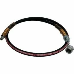 Ryco Hydraulic Jack Hose Assembly, 1/4 In X 240 In 10K PSI 3/8 MQC+MP, Isobaric Braid